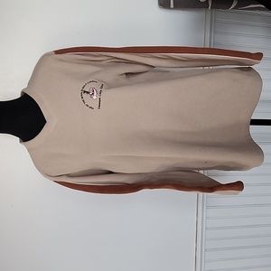 Top Of The World Golf Course, Yukon Beige Sweater Size M